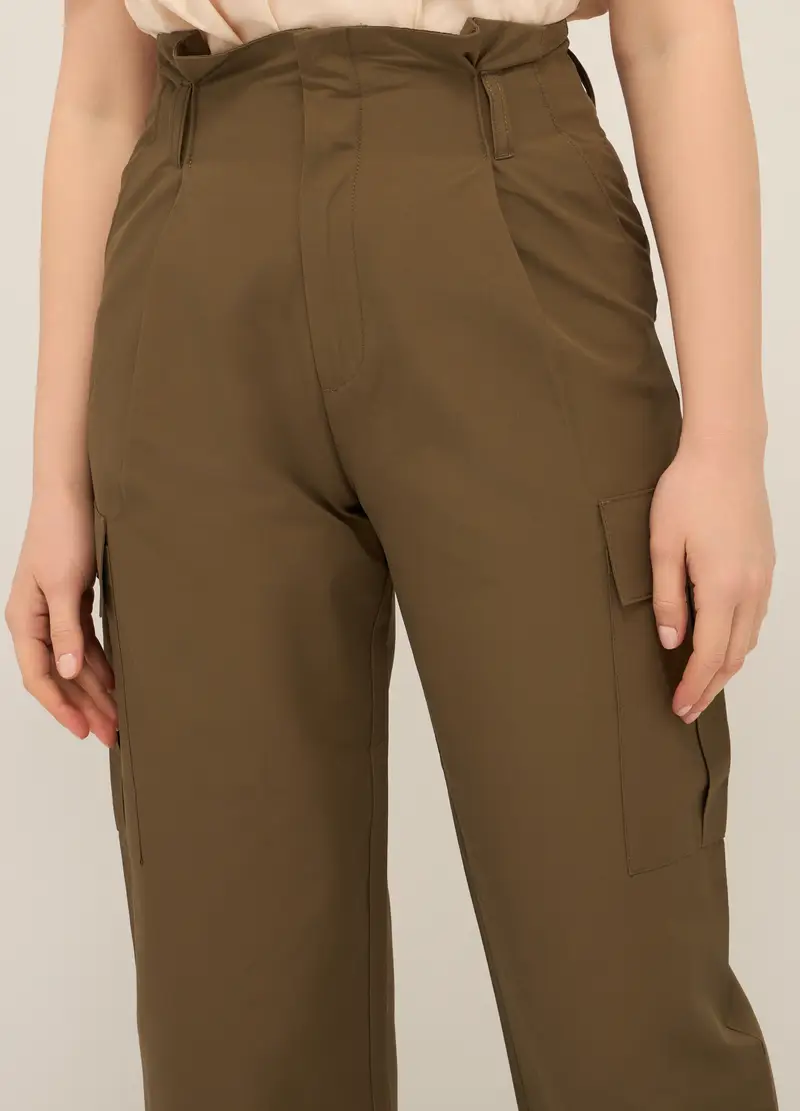 Upim Pantaloni cargo Donna Marrone 973710 miniatura 2
