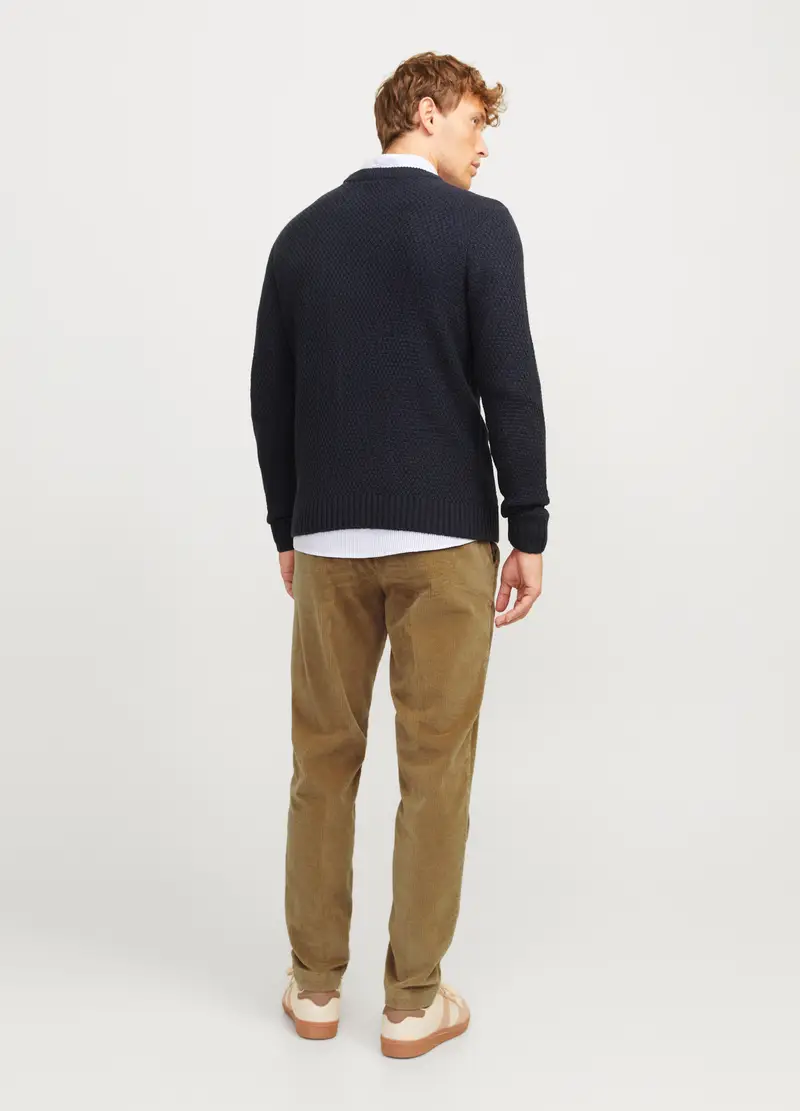 Pantaloni Chino In Velluto A Coste Uomo, Unisex, Marrone chiaro miniatura 2