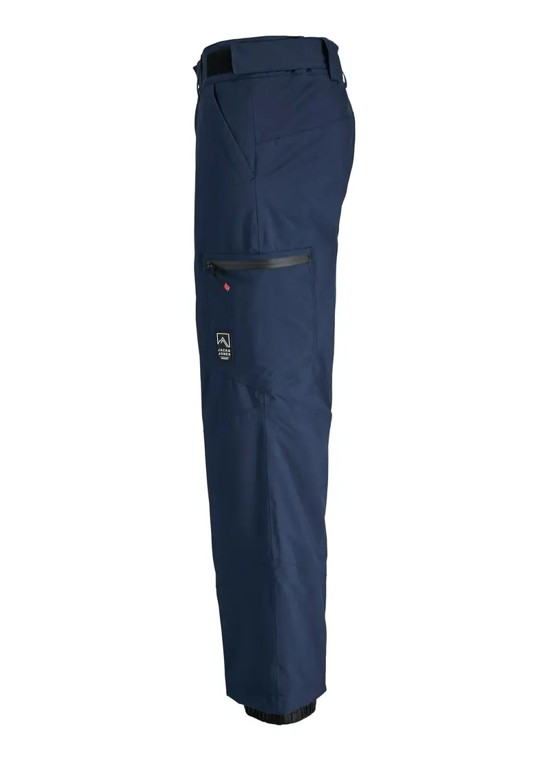 Pantaloni Da Sci In Tessuto Tecnico Uomo, Unisex, Blu scuro miniatura 3