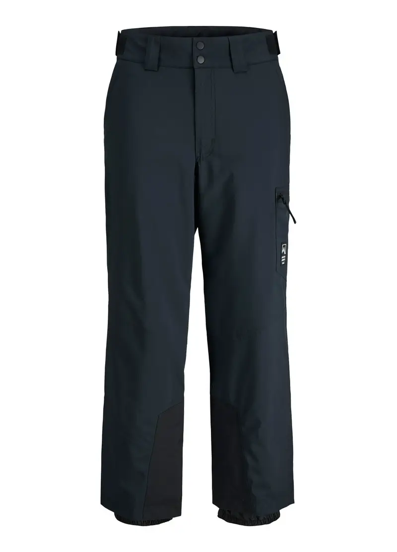 Pantaloni Da Sci In Tessuto Tecnico Uomo, Unisex, Nero