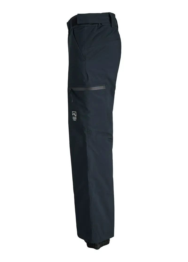 Pantaloni Da Sci In Tessuto Tecnico Uomo, Unisex, Nero miniatura 3