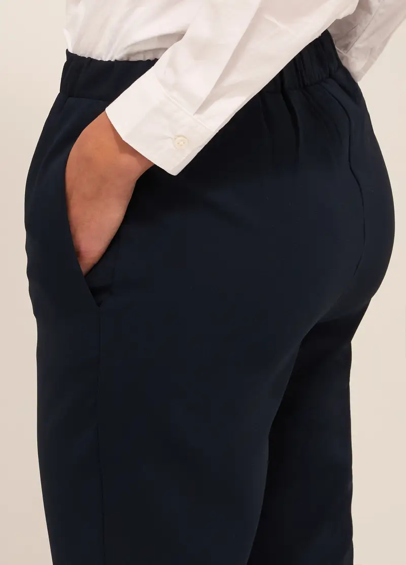 Upim, Pantaloni Flare Fit Donna, Blu navy, Taglia: XS miniatura 2