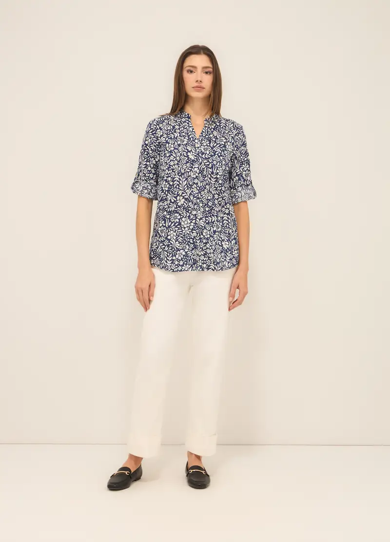 Upim, Pantaloni In Denim Di Misto Cotone Donna, Bianco gesso, Taglia: 40