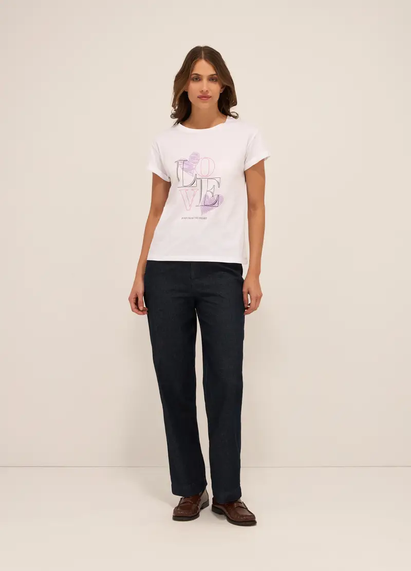 Upim, Pantaloni In Denim Di Puro Cotone Donna, Blu scuro, Taglia: 40