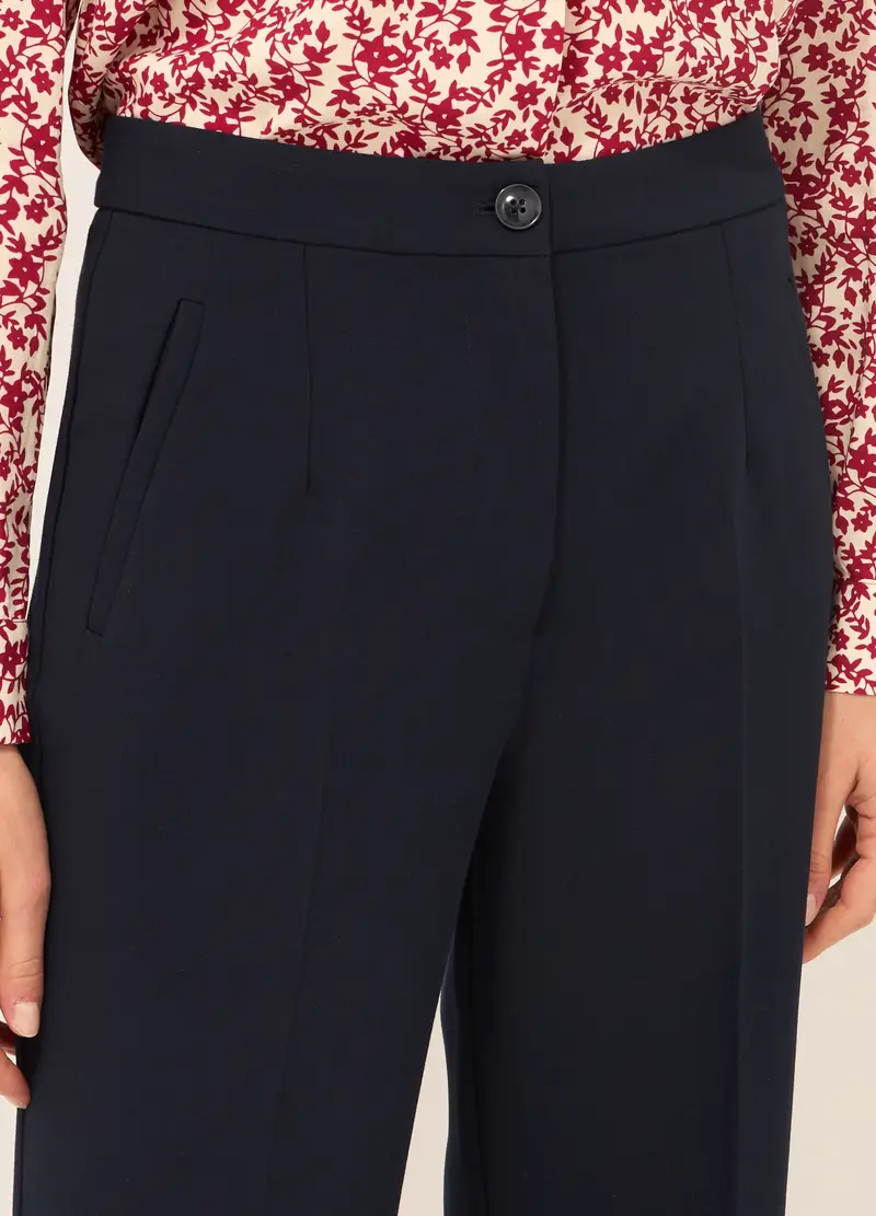 Upim, Pantaloni In Misto Viscosa Donna, Blu navy, Taglia: XS miniatura 2