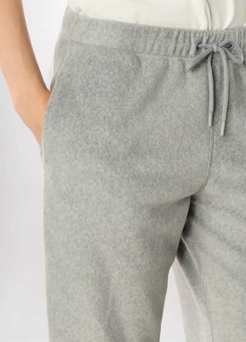 Pantaloni In Pile Donna Holistic Fitness, Grigio chiaro melange miniatura 3