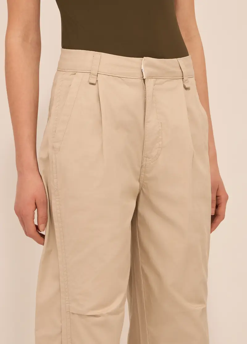 Upim, Pantaloni In Puro Cotone Donna, Beige chiaro, Taglia: 38 miniatura 2