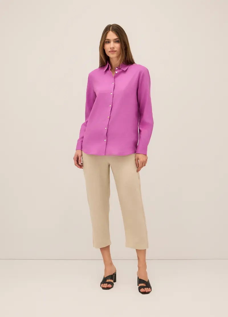 Upim, Pantaloni In Puro Lino Donna, Beige chiaro, Taglia: M