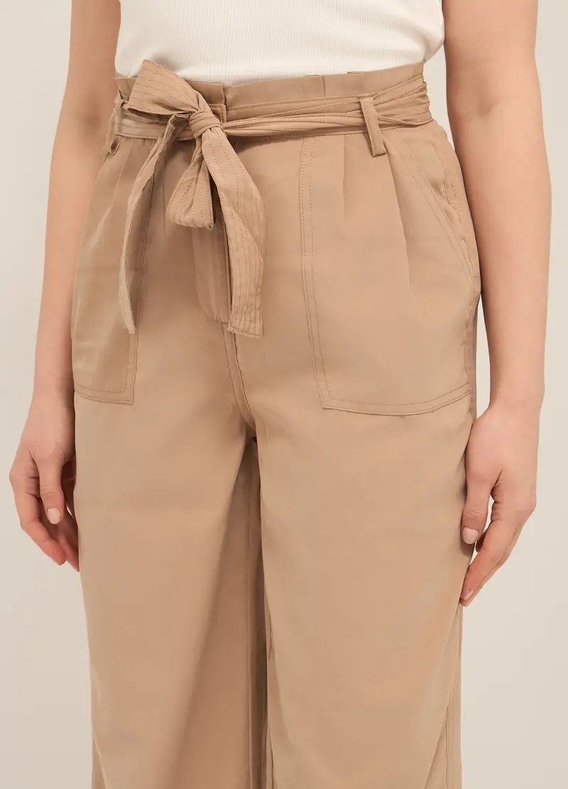 Upim, Pantaloni In Twill Stretch Donna, Beige chiaro, Taglia: XS miniatura 2