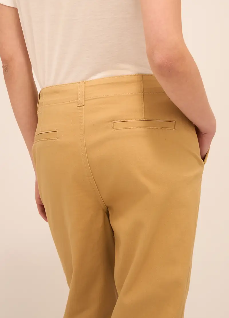 Upim, Pantaloni Misto Cotone Donna, Beige chiaro, Taglia: XS miniatura 2