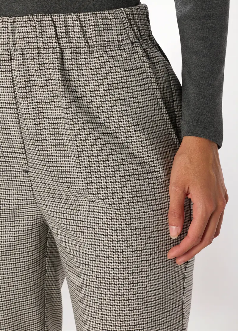 Pantaloni Misto Viscosa Donna, Nero/Grigio miniatura 3