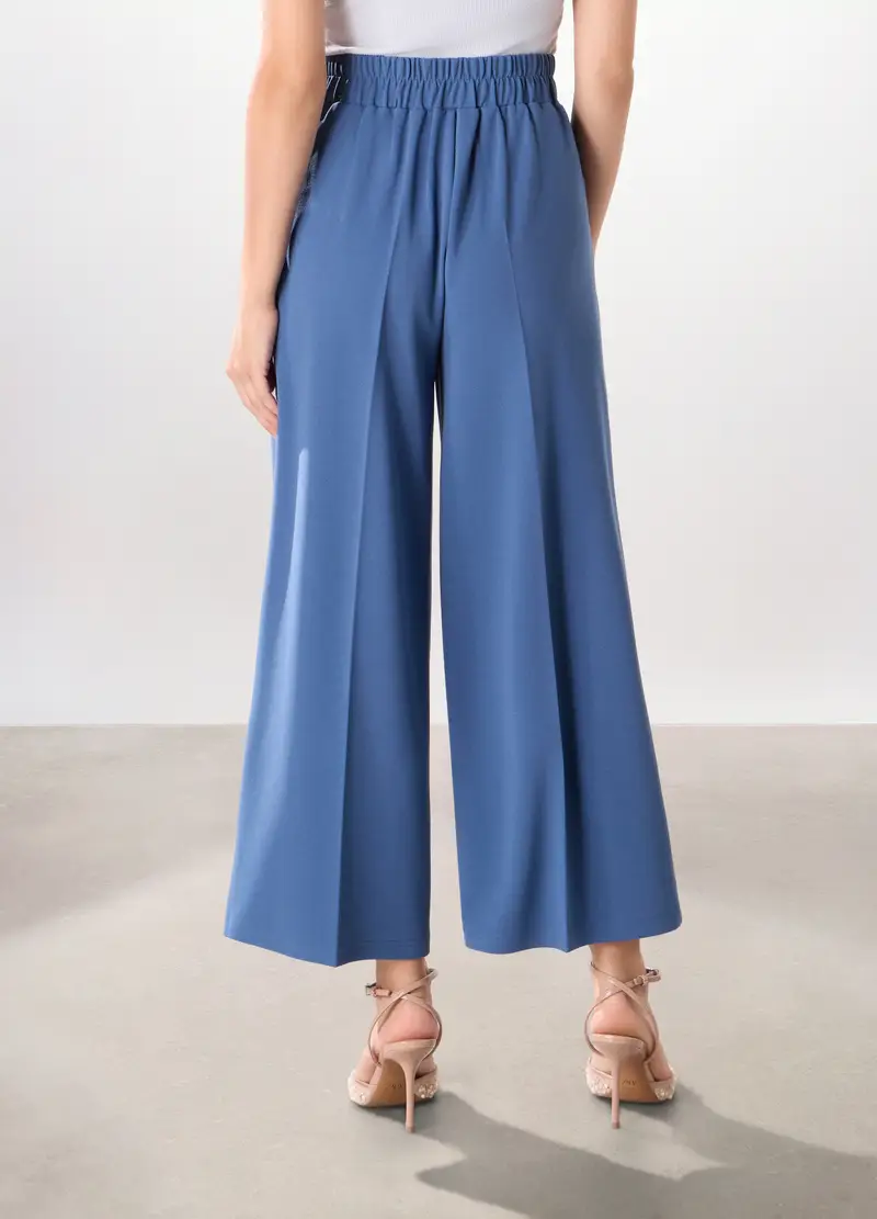 Pantaloni Palazzo Donna, Blu chiaro miniatura 2