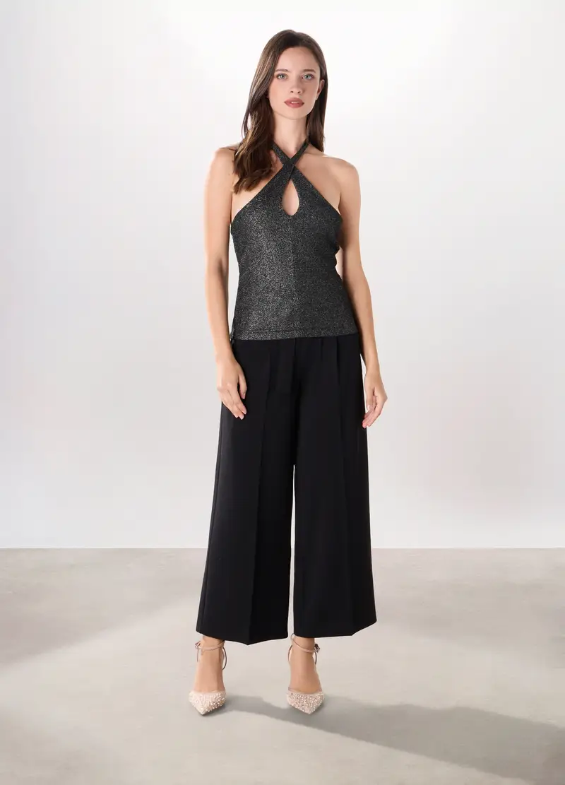 Pantaloni Palazzo Donna, Nero