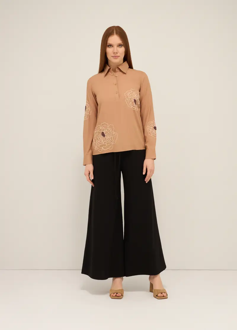 Upim, Pantaloni Palazzo Donna, Nero, Taglia: XS