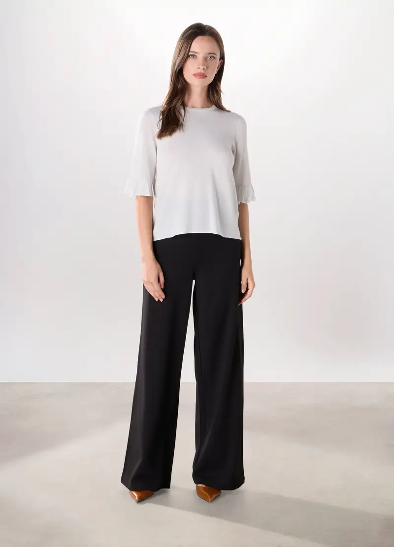 Upim, Pantaloni Palazzo Donna, Nero, Taglia: XS