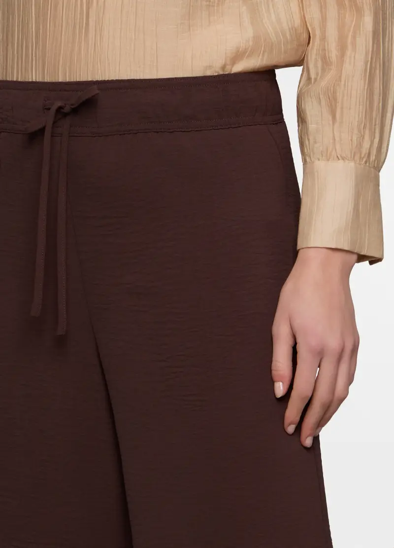 Pantaloni Regular Fit Donna, Marrone cioccolato miniatura 3