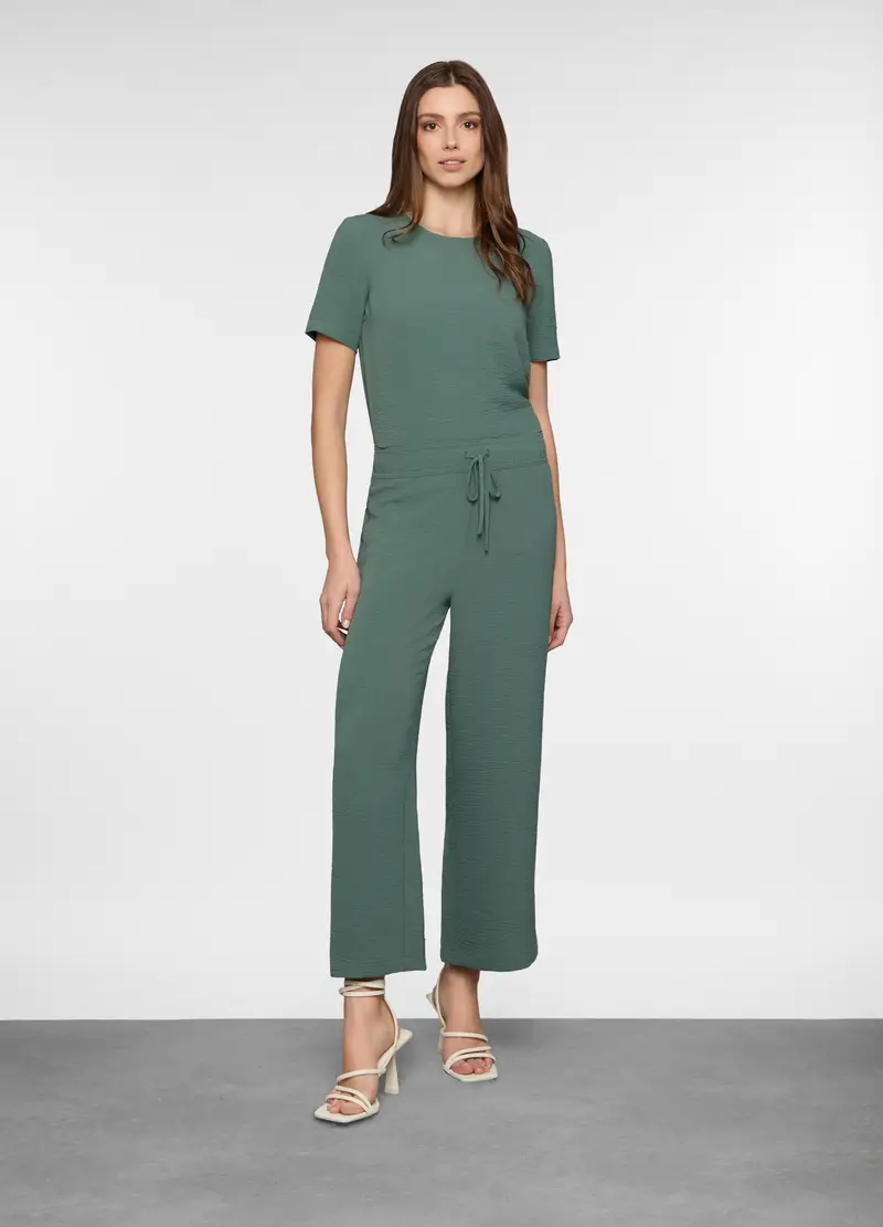 Pantaloni Regular Fit Donna, Verde smeraldo
