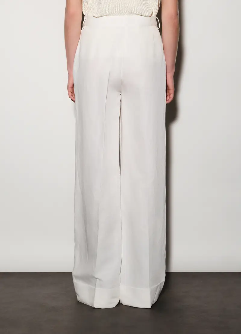 Pantaloni Straight Fit Donna, Unisex, Bianco gesso miniatura 3