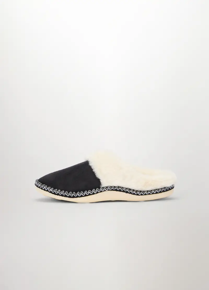 Upim Pantofole Donna Nero 3756069