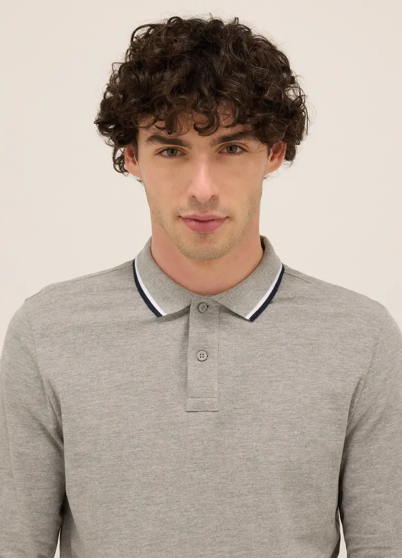 Upim Polo Uomo Grigio 970314 miniatura 2