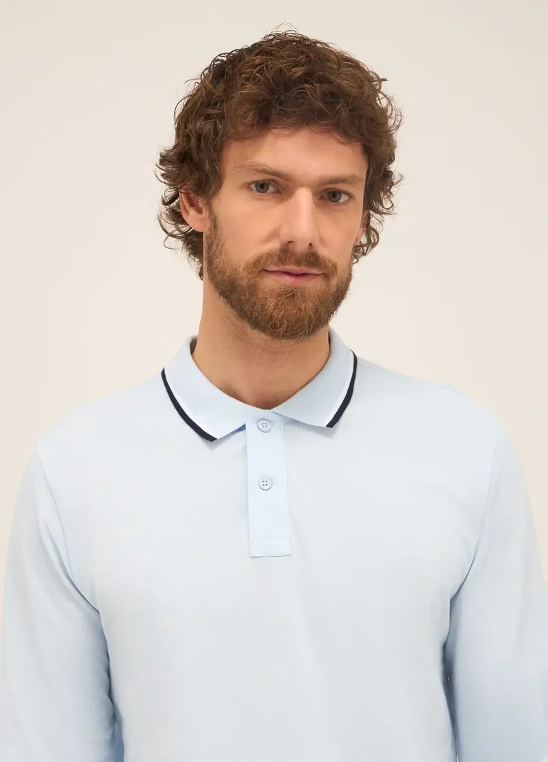 Upim Polo Uomo Azzurro 970311 miniatura 2