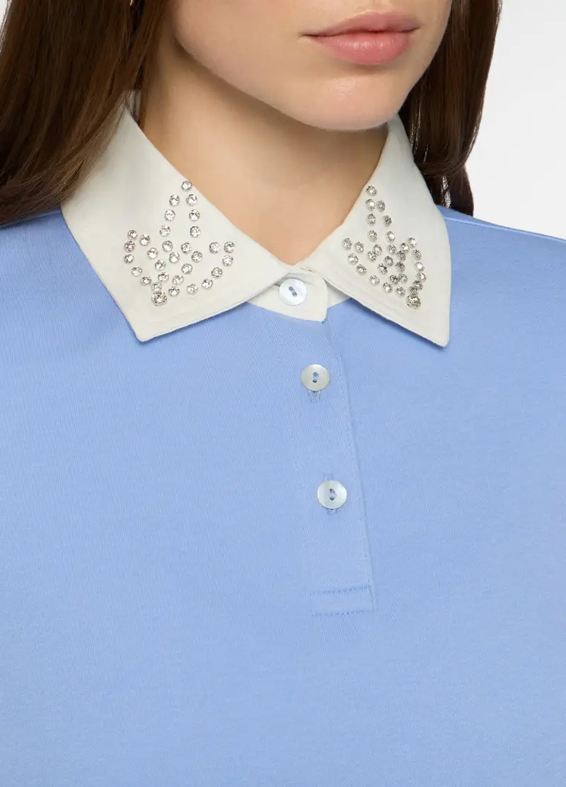 Upim Polo Donna Azzurro 4350179 miniatura 3