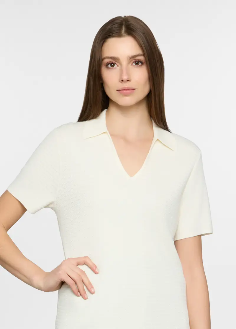 Upim Polo Donna Bianco 4350295 miniatura 3