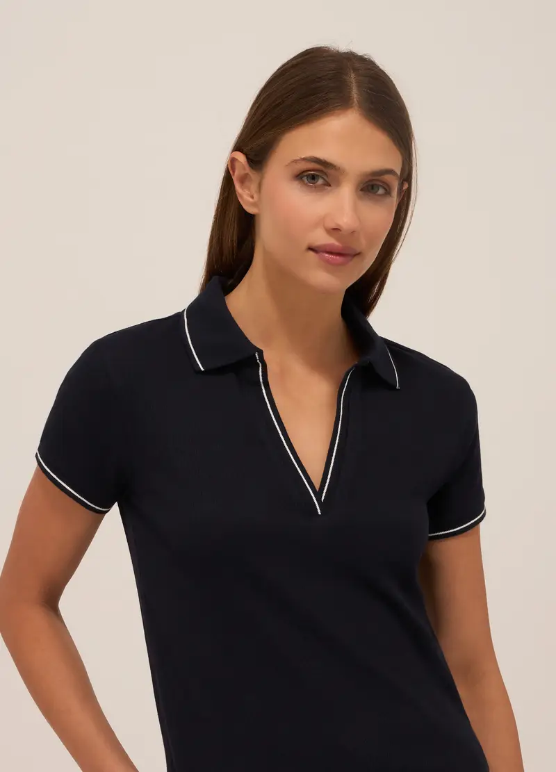 Upim Polo Donna Blu 1308359 miniatura 2