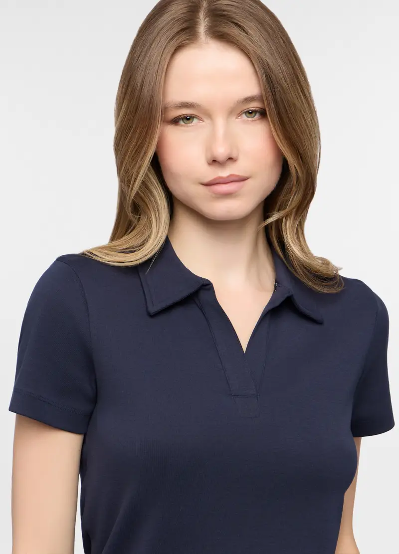 Upim Polo Donna Blu 4253581 miniatura 3