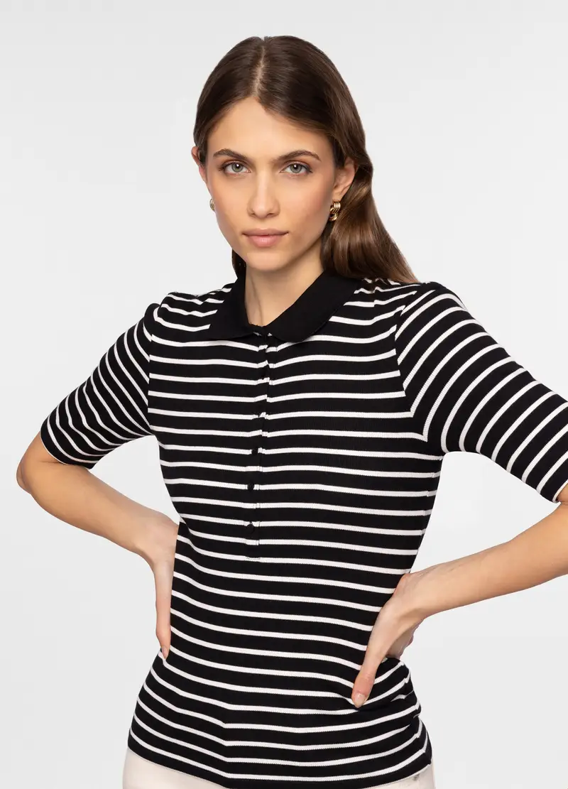 Upim Polo Donna Nero 4350206 miniatura 2