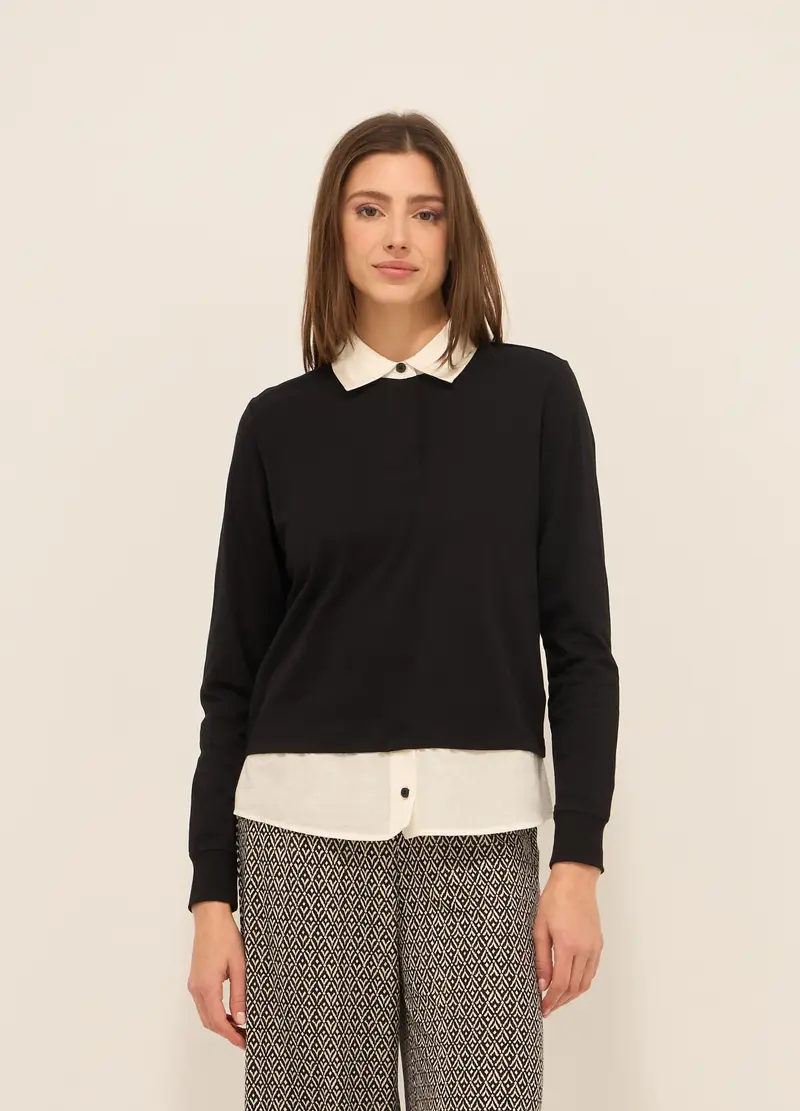 Upim Polo Donna Nero 972895