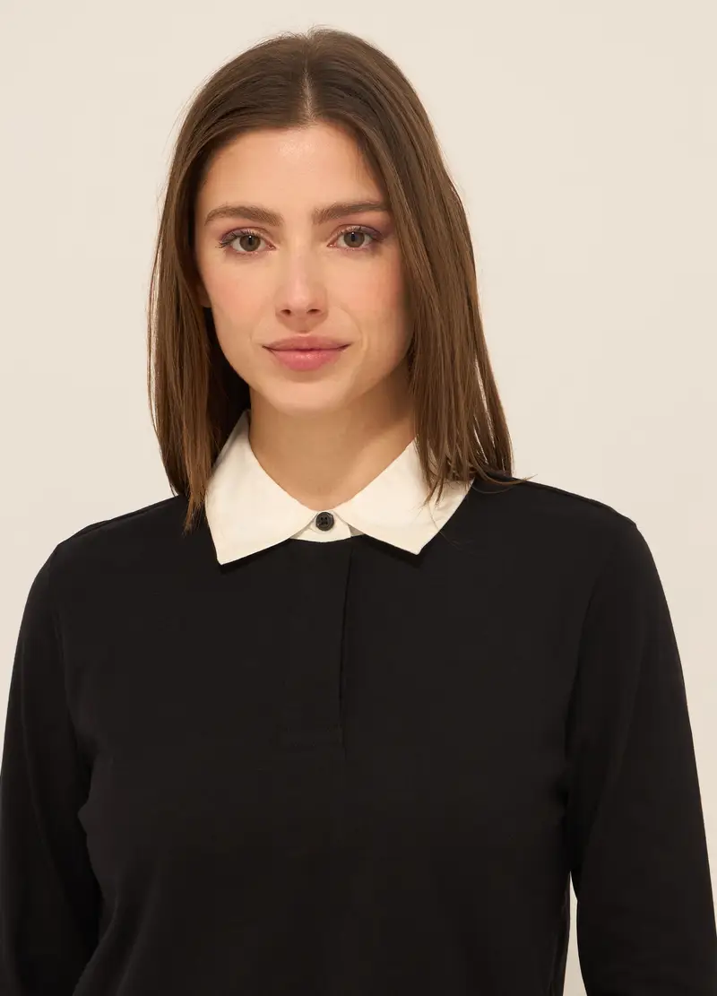 Upim Polo Donna Nero 972895 miniatura 2