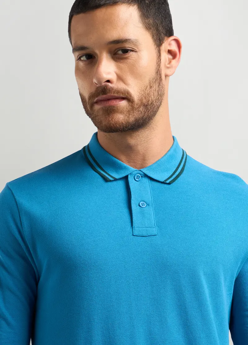 Upim Polo Uomo Azzurro 2828294 miniatura 3
