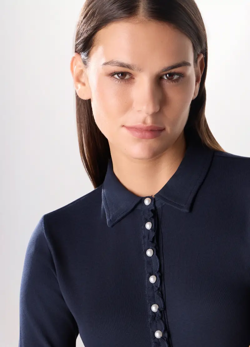 Upim Polo Donna Blu 4287812 miniatura 3
