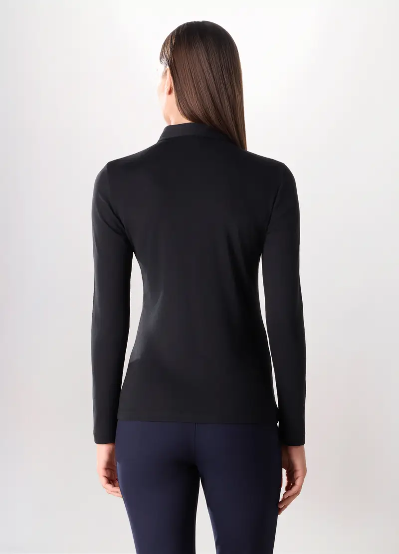 Upim Polo Donna Nero 4287813 miniatura 2