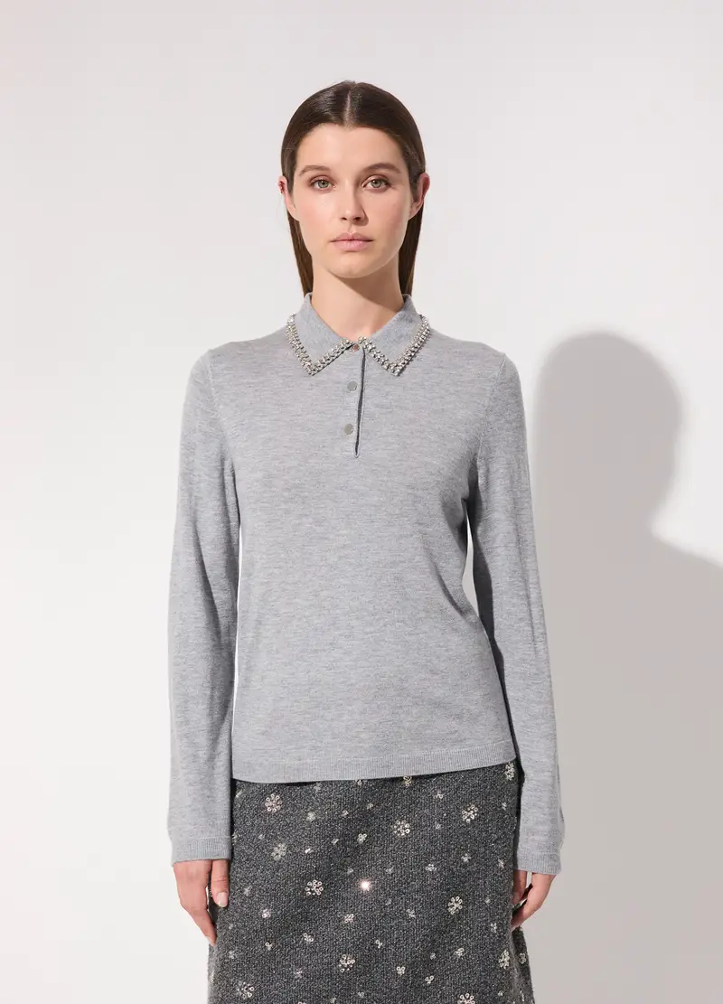 Upim Polo Donna Grigio 4287854 miniatura 2