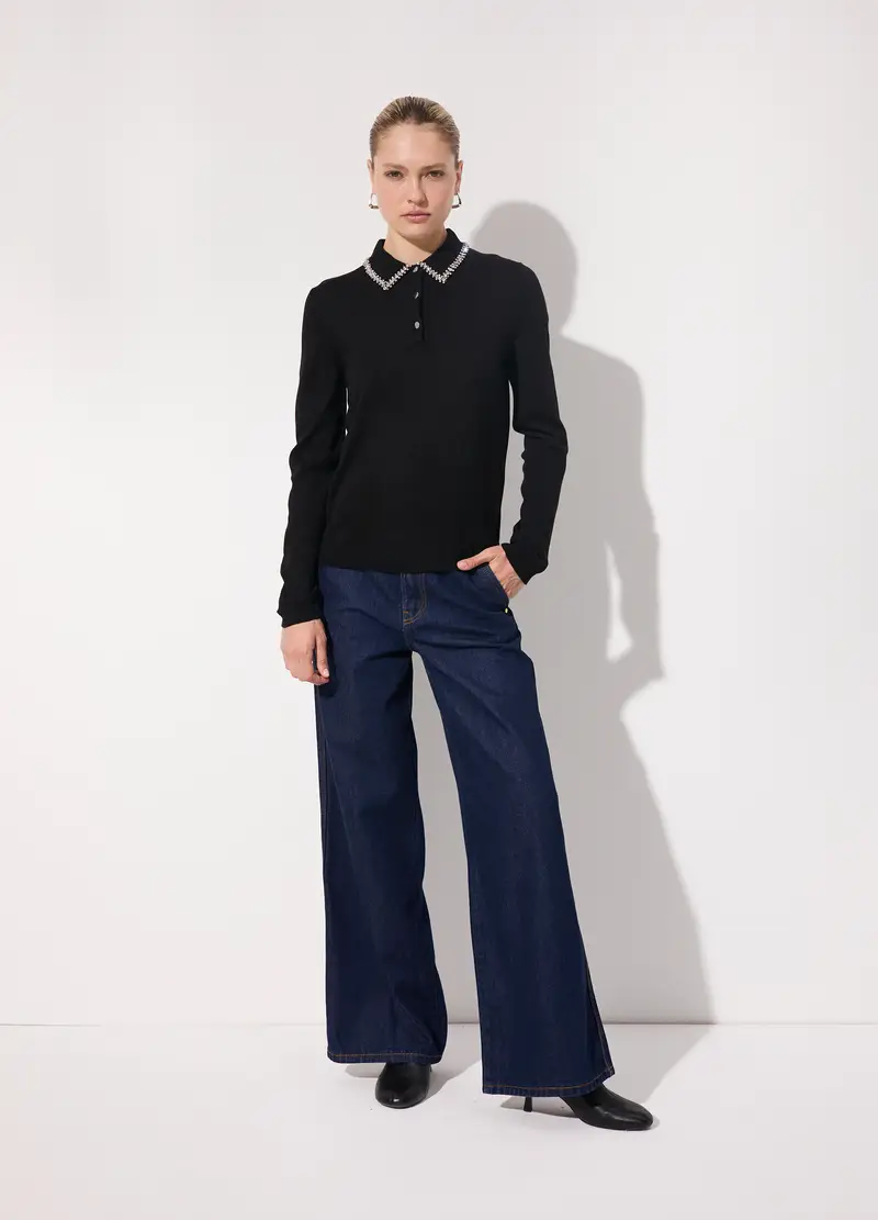 Upim Polo Donna Nero 2346659