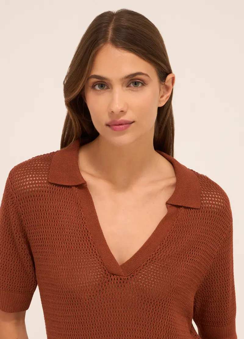 Upim Polo Donna Marrone 1308323 miniatura 2