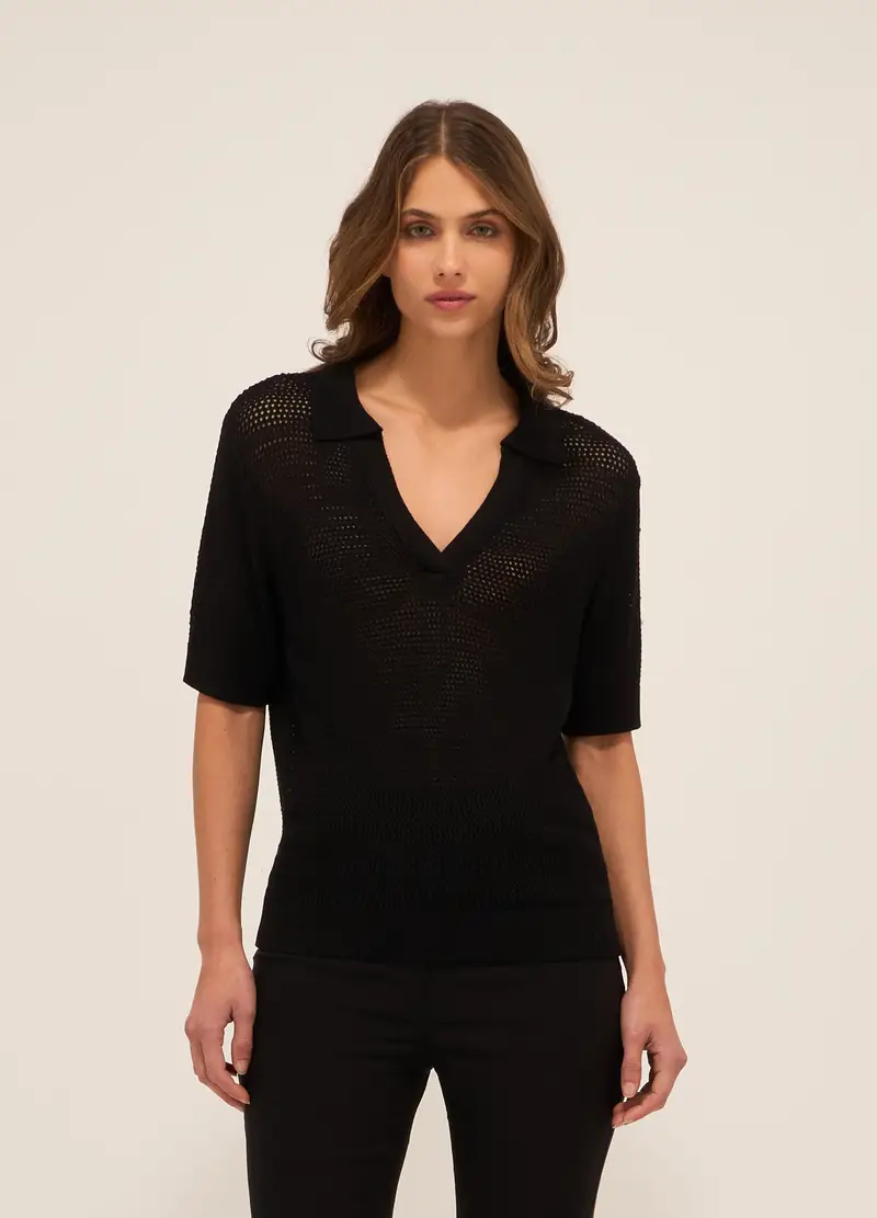 Upim Polo Donna Nero 973149