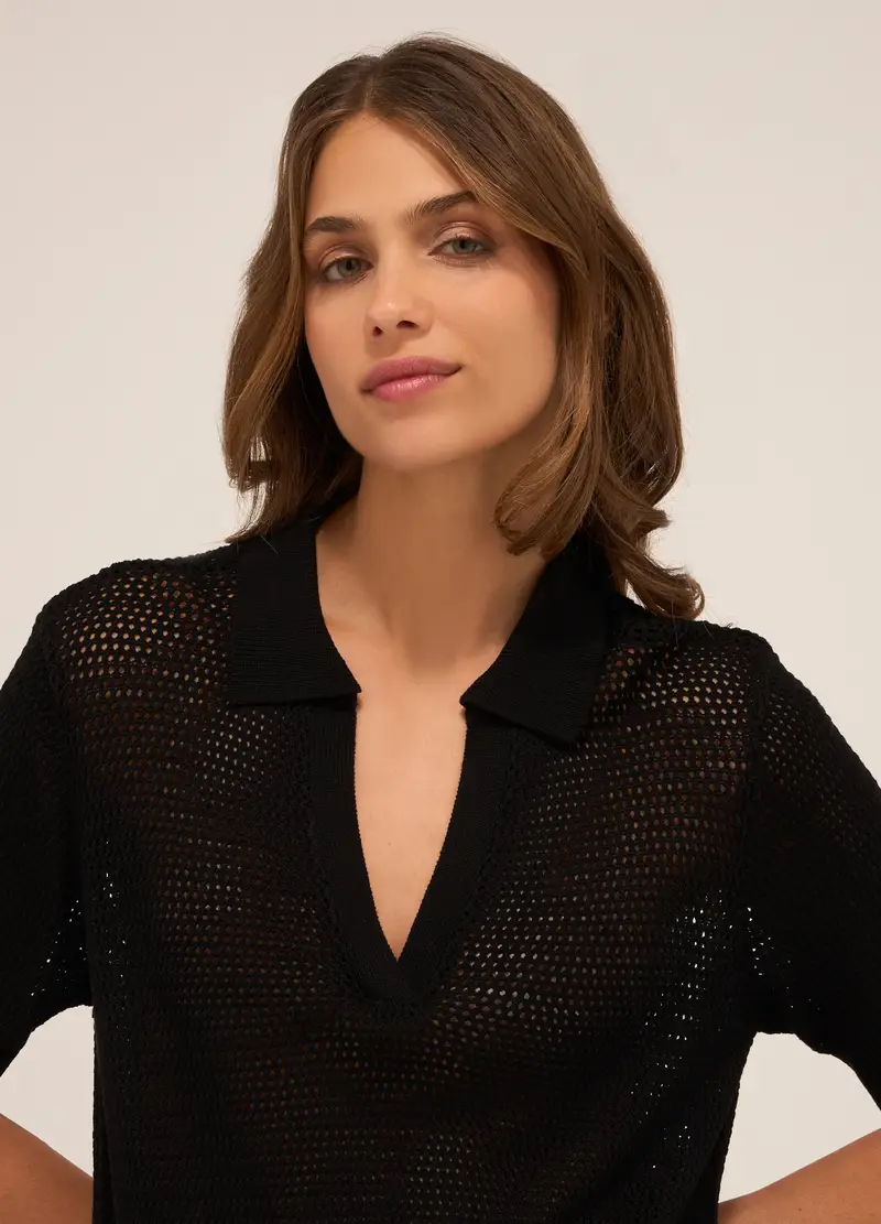 Upim Polo Donna Nero 973149 miniatura 2