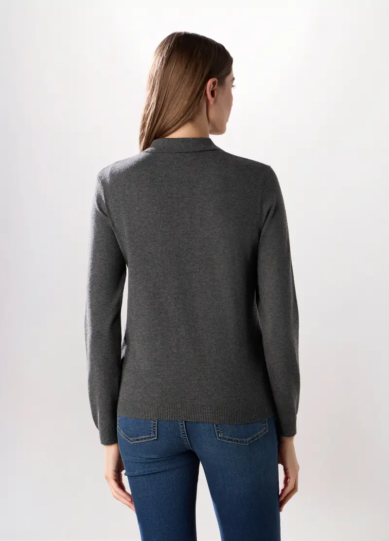 Upim Polo Donna Grigio 4287881 miniatura 2