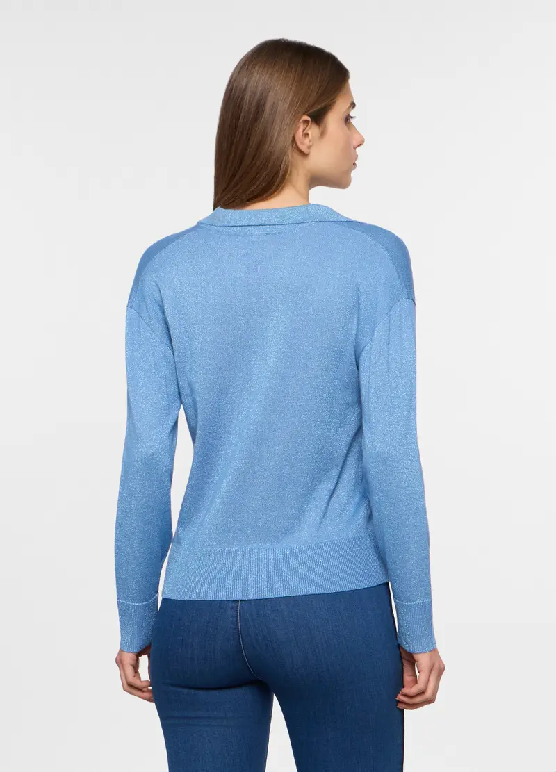 Upim Polo Donna Azzurro 4253657 miniatura 2