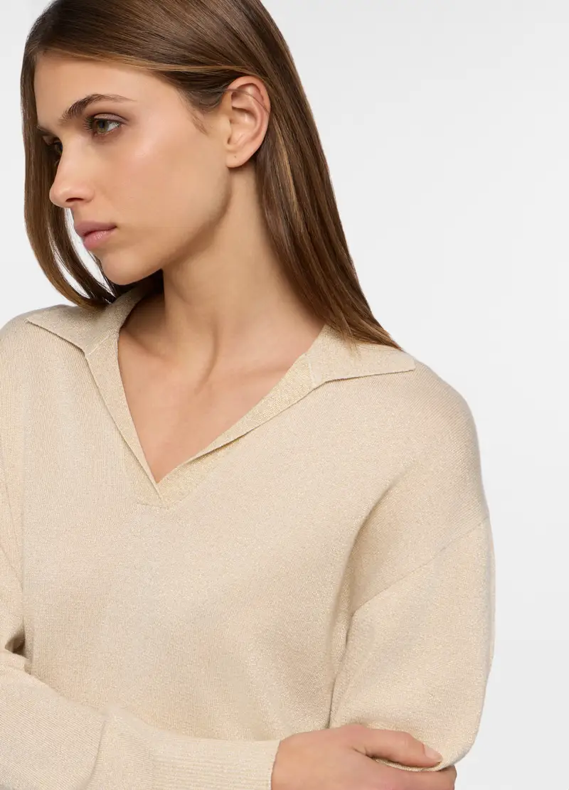 Upim Polo Donna Beige 4223111 miniatura 3