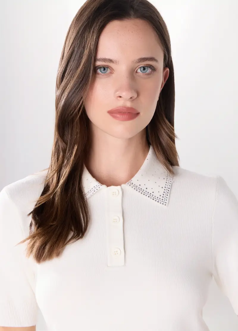 Upim Polo Donna Bianco 1994904 miniatura 2