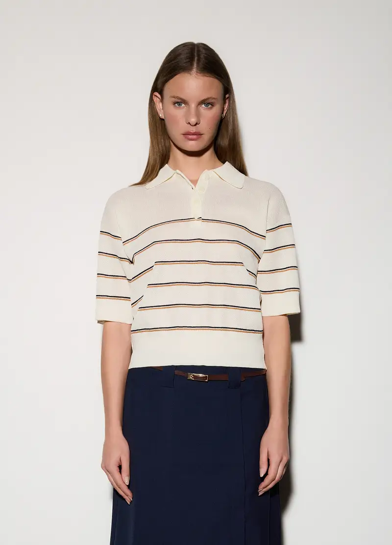 Upim Polo Donna Bianco 4223395 miniatura 2