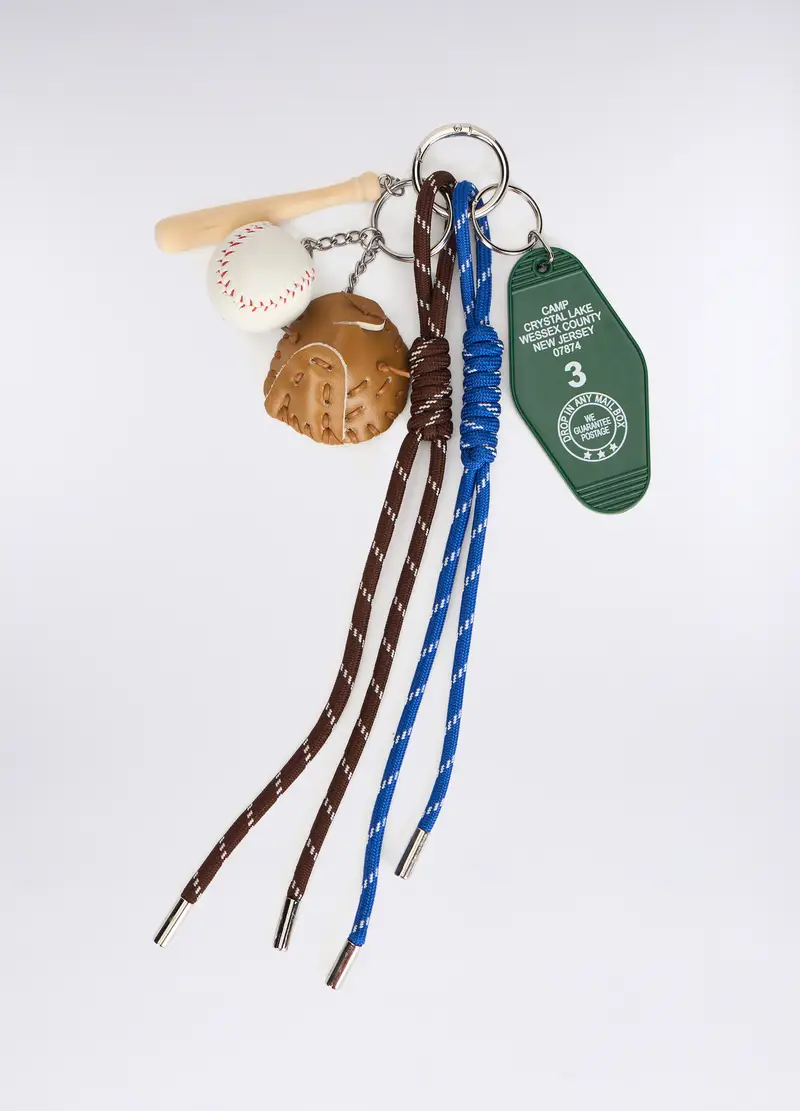 Portachiavi Baseball Donna, Beige chiaro