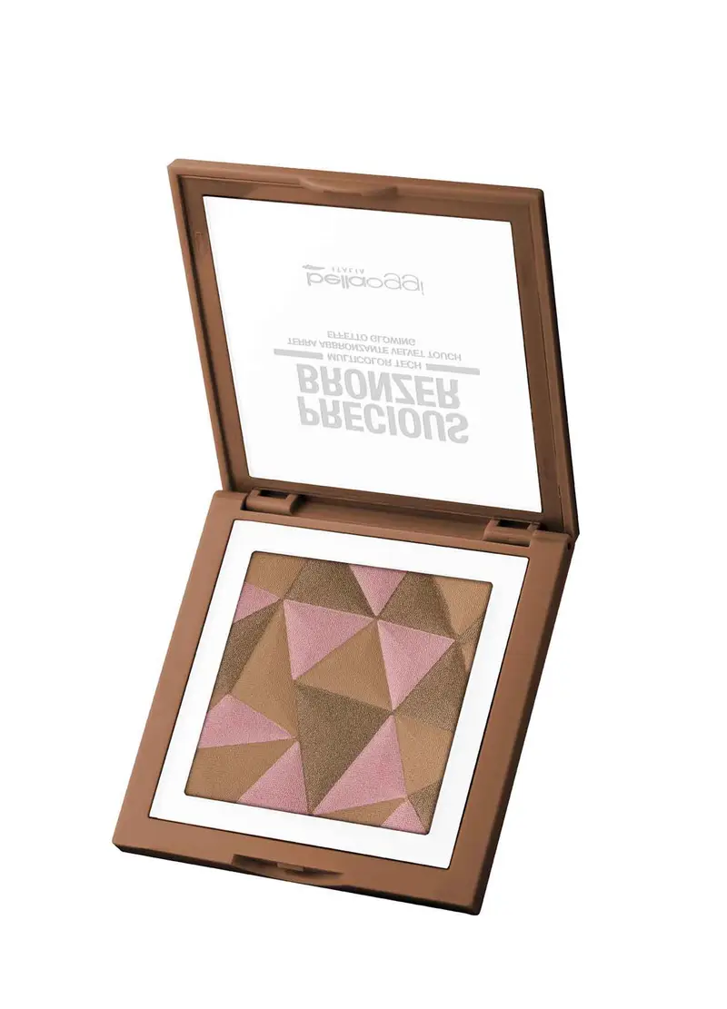 Precious Bronzer Multicolor Tech - Terra Abbronzante Effetto Naturale E Luminoso, Unisex, Marrone chiaro