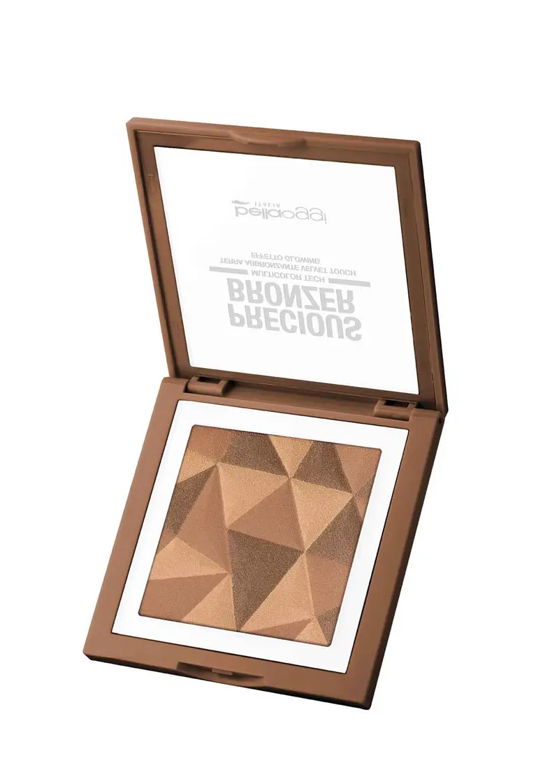 Precious Bronzer Multicolor Tech - Terra Abbronzante Effetto Naturale E Luminoso, Unisex, Marrone tabacco