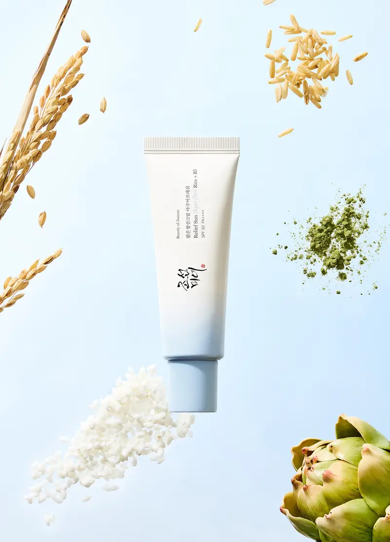 Protezione Solare Rinfrescante E Idratante - Skincare Coreana, Donna, Bianco miniatura 3