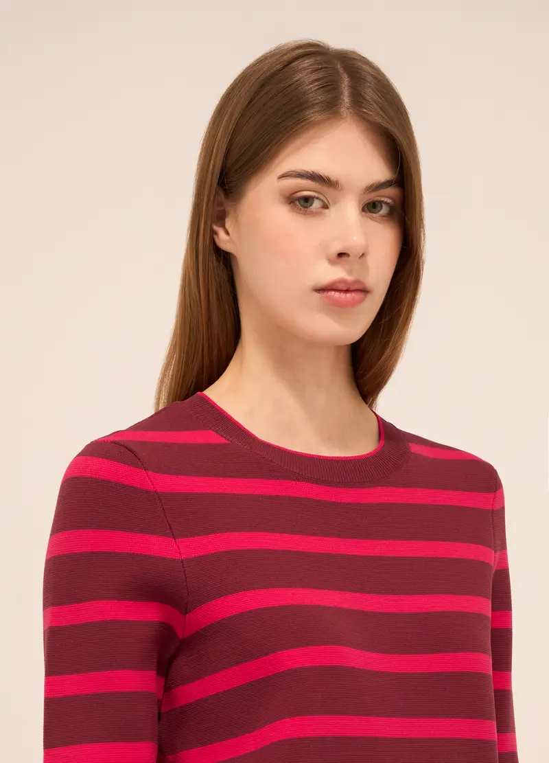 Upim, Pullover A Righe Donna, Rosa scuro, Taglia: XS miniatura 2